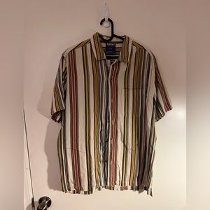Men’s Retro Striped Button Down Urban Outfitters Without Walls M
